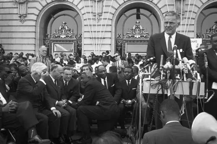 Framed Print : Jackie Robinson Conferring with Nelson Rockefeller Framed Print : Jackie Robinson Conferring with Nelson Rockefeller