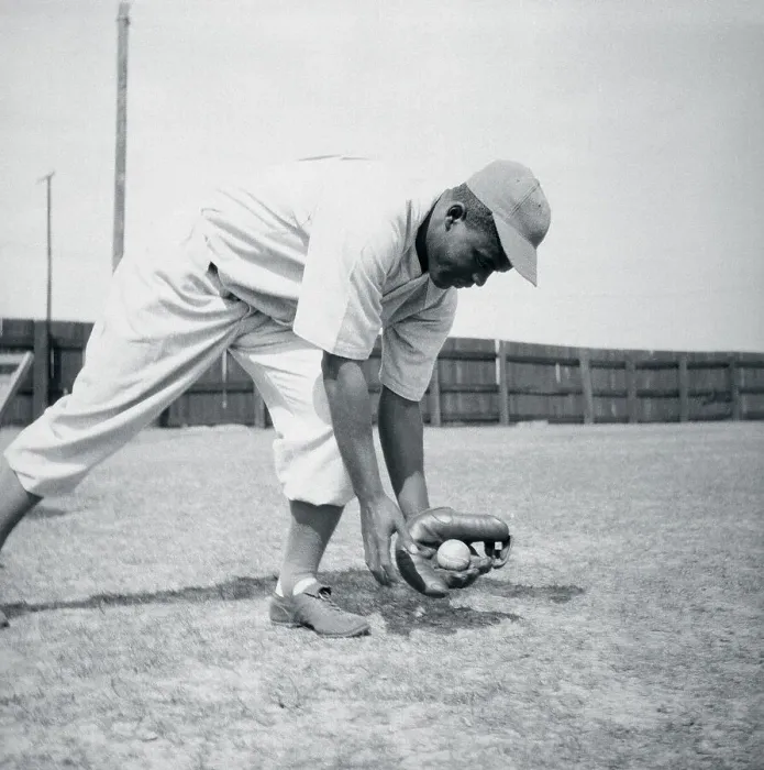 Framed Print : Jackie Robinson Fielding Ball Framed Print : Jackie Robinson Fielding Ball