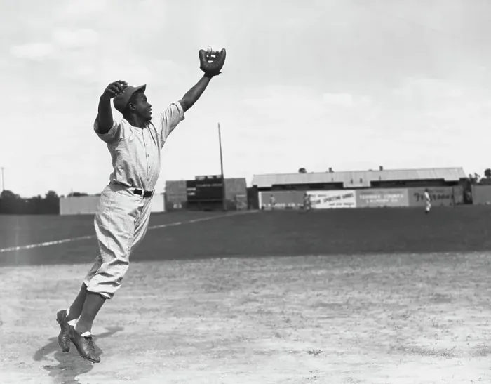Framed Print : Jackie Robinson Reaching For High Ball Framed Print : Jackie Robinson Reaching For High Ball