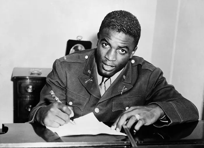 Framed Print : Jackie Robinson Signing With Organized Baseball Framed Print : Jackie Robinson Signing With Organized Baseball
