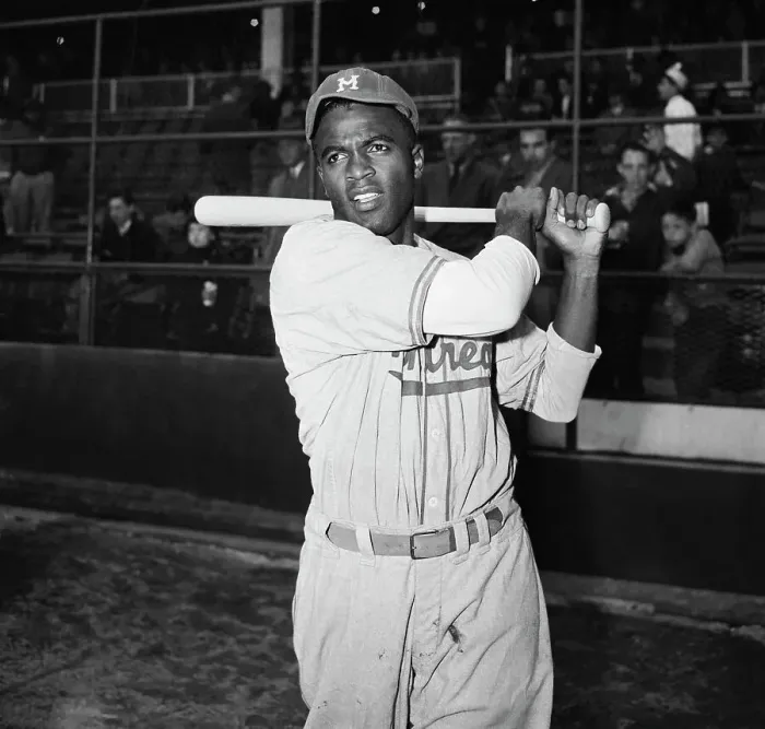 Framed Print : Jackie Robinson Swinging Bat Framed Print : Jackie Robinson Swinging Bat