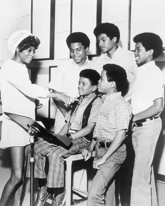 Framed Print : The Jackson 5 with Diana Ross Framed Print : The Jackson 5 with Diana Ross