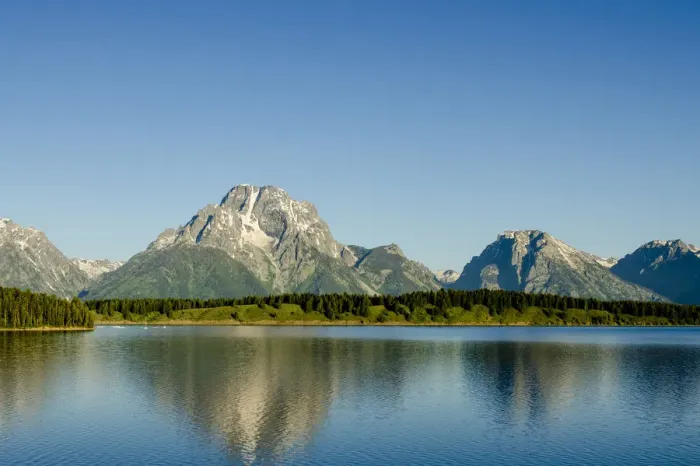 Framed Print : Jackson Lake in Grand Teton National Park, Wyoming, USA Framed Print : Jackson Lake in Grand Teton National Park, Wyoming, USA