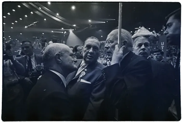 Framed Print : Jacob Arvey, Richard Daley and David Lawrence Talking Framed Print : Jacob Arvey, Richard Daley and David Lawrence Talking