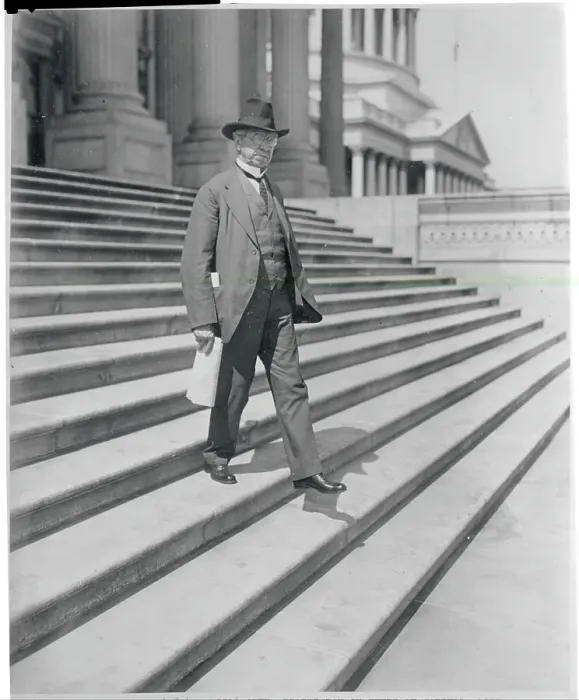 Framed Print : Jacob Coxey Descending Steps