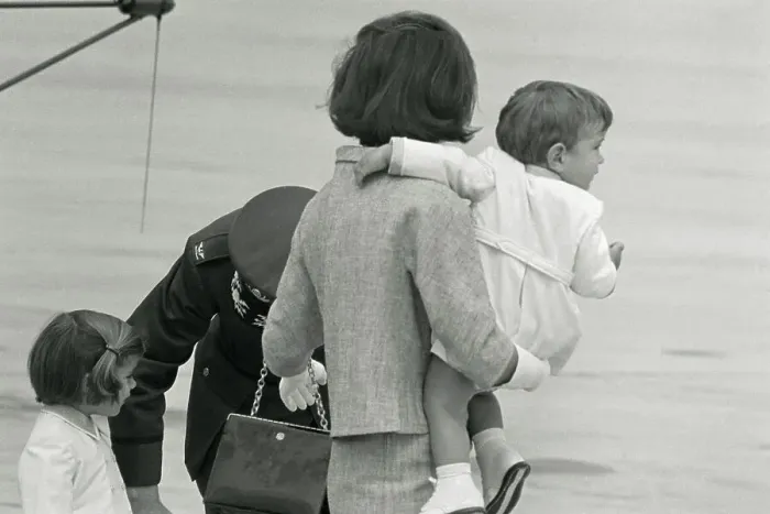 Framed Print : Jacqueline Bouvier Kennedy Carrying Young John F. Kennedy Jr Framed Print : Jacqueline Bouvier Kennedy Carrying Young John F. Kennedy Jr