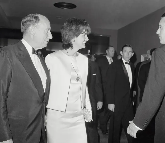 Framed Print : Jacqueline Kennedy and Adlai Stevenson