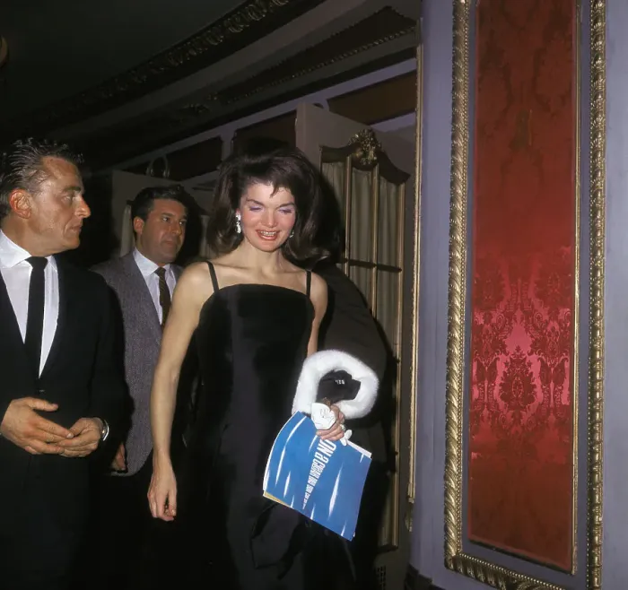 Framed Print : Jacqueline Kennedy and Alan Jay Lerner at Theater Framed Print : Jacqueline Kennedy and Alan Jay Lerner at Theater