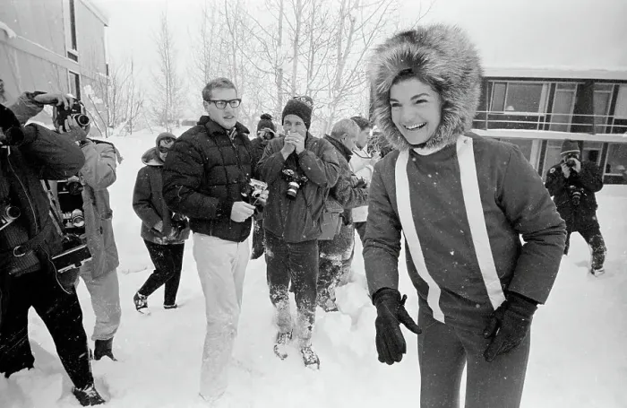 Framed Print : Jacqueline Kennedy in Aspen Framed Print : Jacqueline Kennedy in Aspen