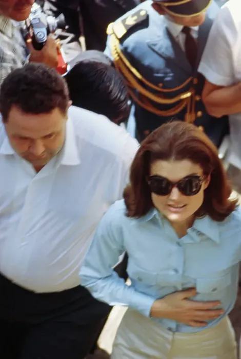 Framed Print : Jacqueline Kennedy In Cambodia Framed Print : Jacqueline Kennedy In Cambodia