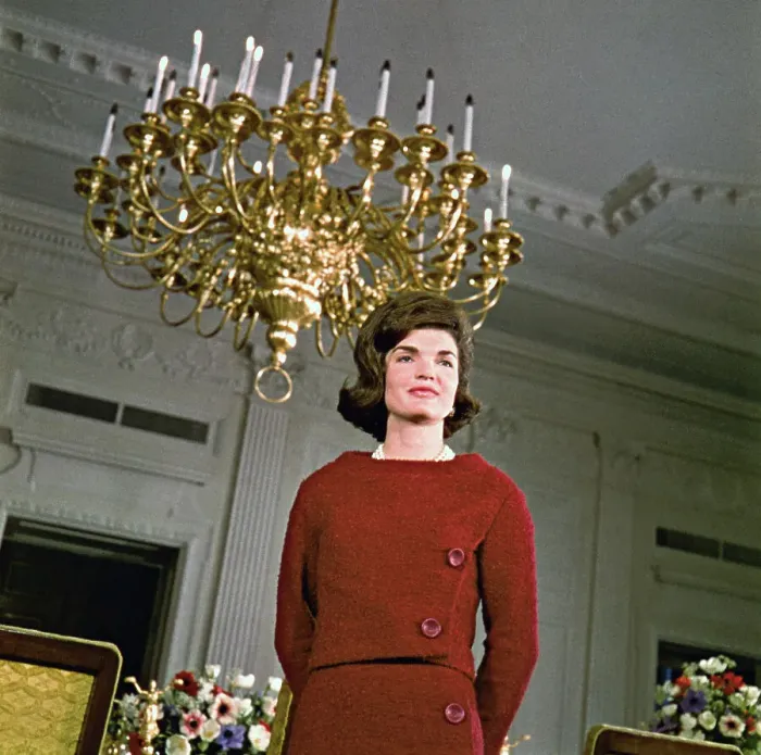Framed Print : Jacqueline Kennedy on CBS White House Tour Framed Print : Jacqueline Kennedy on CBS White House Tour