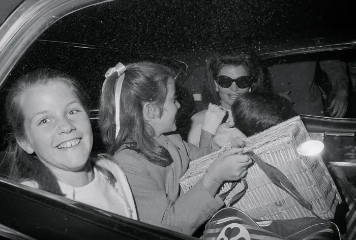 Framed Print : Jacqueline Kennedy Entering Automobile Framed Print : Jacqueline Kennedy Entering Automobile