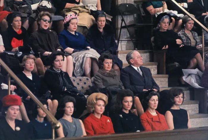 Framed Print : Jacqueline Kennedy with Family and Friends in Audience Framed Print : Jacqueline Kennedy with Family and Friends in Audience