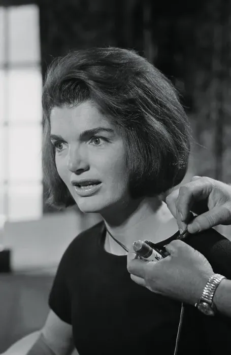 Framed Print : Jacqueline Kennedy Having Wires Adjusted Framed Print : Jacqueline Kennedy Having Wires Adjusted