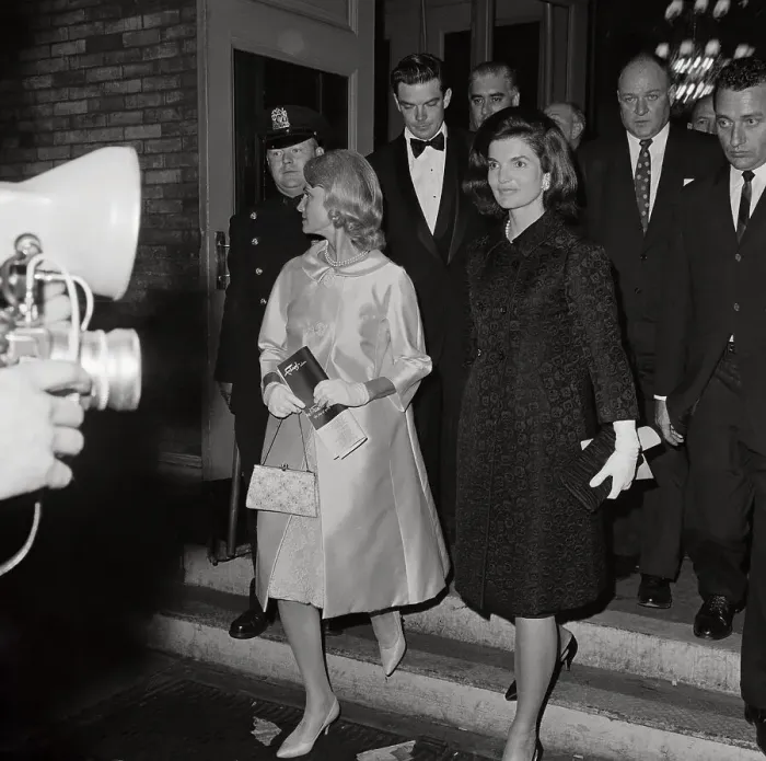 Framed Print : Jacqueline Kennedy Leaving Metropolitan Opera Framed Print : Jacqueline Kennedy Leaving Metropolitan Opera