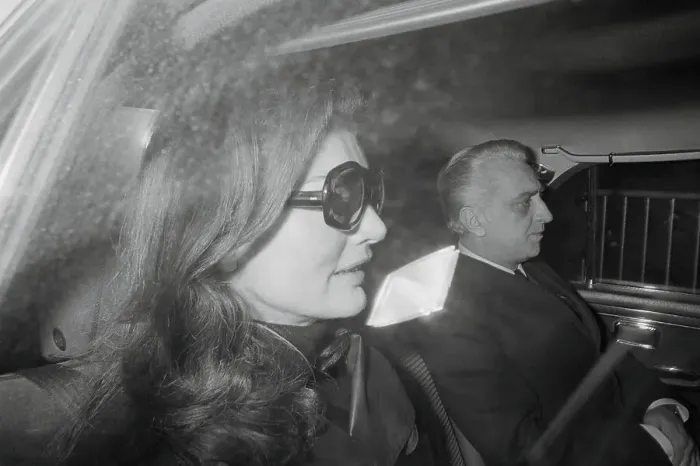Framed Print : Jacqueline Kennedy Onassis and Escort Riding in Limousine Framed Print : Jacqueline Kennedy Onassis and Escort Riding in Limousine