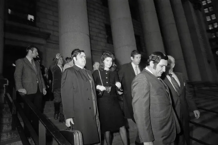 Framed Print : Jacqueline Kennedy Onassis Leaving US Attorney Office Framed Print : Jacqueline Kennedy Onassis Leaving US Attorney Office