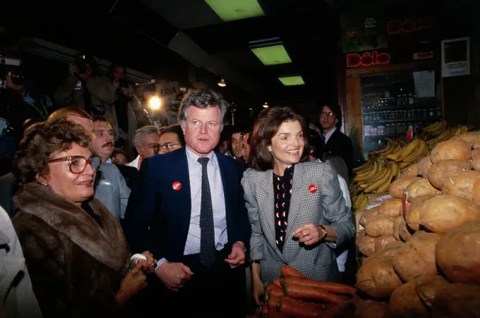 Framed Print : Jacqueline Kennedy Onassis Shopping With Ted Kennedy Framed Print : Jacqueline Kennedy Onassis Shopping With Ted Kennedy