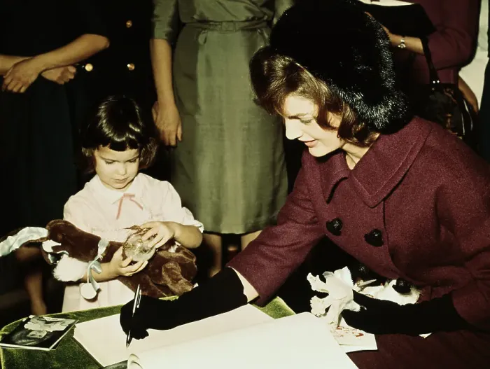 Framed Print : Jacqueline Kennedy Onassis Signing Document at Hospital Event Framed Print : Jacqueline Kennedy Onassis Signing Document at Hospital Event