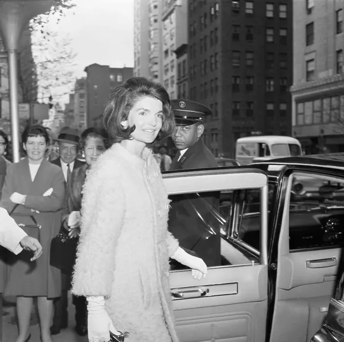 Framed Print : Jacqueline Kennedy Preparing to Enter a Car Framed Print : Jacqueline Kennedy Preparing to Enter a Car