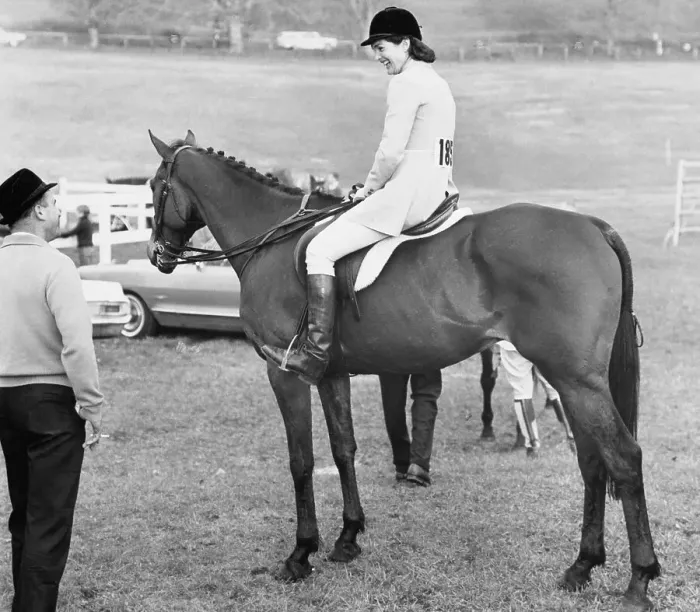 Framed Print : Jacqueline Kennedy Riding a Horse Framed Print : Jacqueline Kennedy Riding a Horse