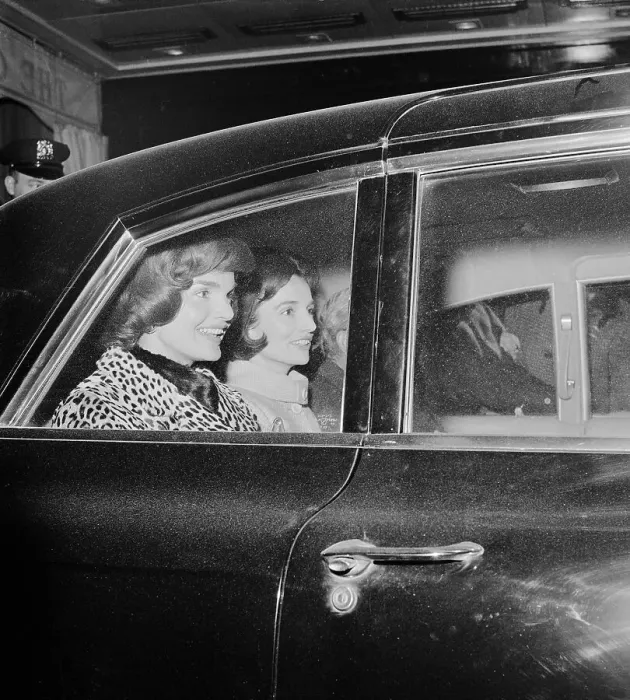 Framed Print : Jacqueline Kennedy Sitting in a Car Framed Print : Jacqueline Kennedy Sitting in a Car