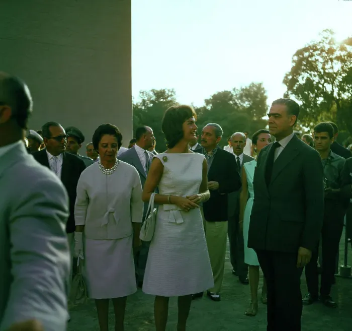 Framed Print : Jacqueline Kennedy While Traveling in Greece Framed Print : Jacqueline Kennedy While Traveling in Greece