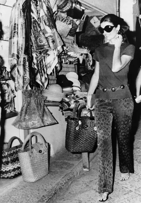 Framed Print : Jacqueline Onassis Shopping Framed Print : Jacqueline Onassis Shopping