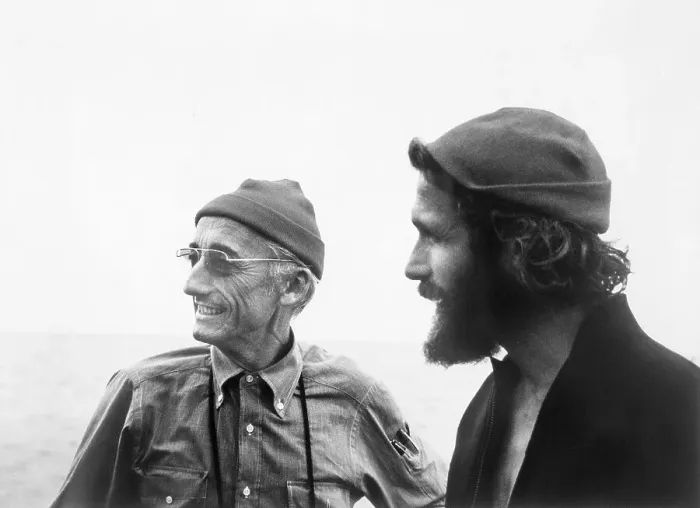 Framed Print : Jacques and Phillipe Cousteau Framed Print : Jacques and Phillipe Cousteau