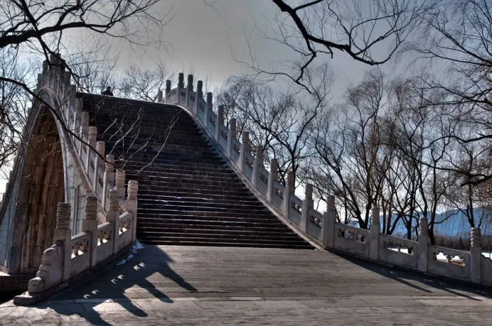 Framed Print : Jade Belt Bridge of Summer Palace Beijing China Framed Print : Jade Belt Bridge of Summer Palace Beijing China