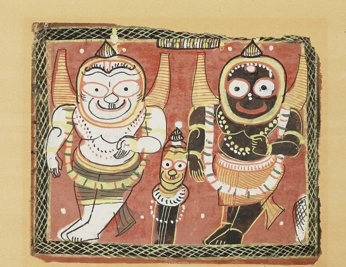 Framed Print : The Jagannatha Trio Framed Print : The Jagannatha Trio