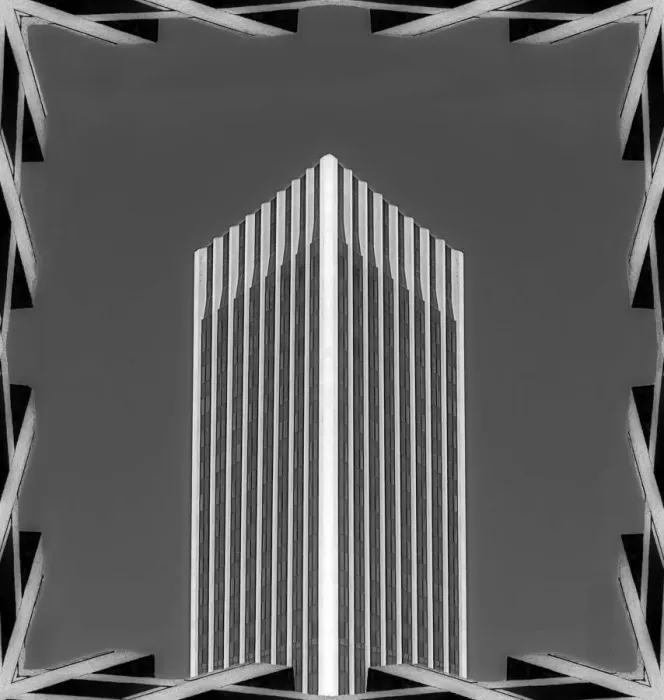 Framed Print : Jagged Concrete Window Frame