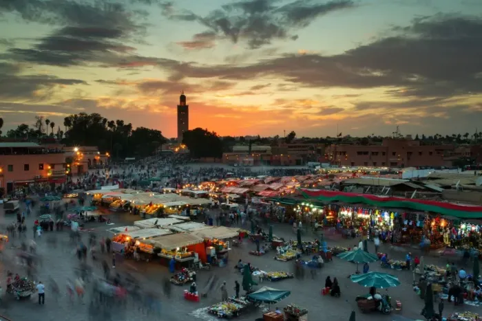 Framed Print : Jamaa el Fna (also Jemaa el-Fnaa, Djema el-Fna or Djemaa el-Fnaa) is a square and market place in Marrakeshs medina quarter (old city) with Koutubia in background. Marrakesh, Morocco, north Africa Framed Print : Jamaa el Fna (also Jemaa el-Fnaa, Djema el-Fna or Djemaa el-Fnaa) is a square and market place in Marrakeshs medina quarter (old city) with Koutubia in background. Marrakesh, Morocco, north Africa