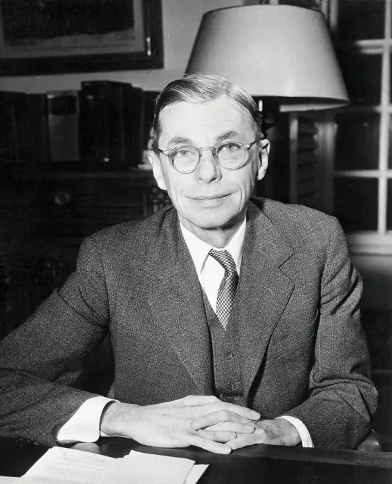 Framed Print : James B. Conant Sitting at Desk Framed Print : James B. Conant Sitting at Desk