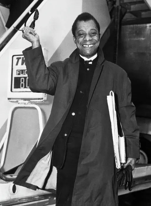 Framed Print : James Baldwin Returning From Paris Framed Print : James Baldwin Returning From Paris
