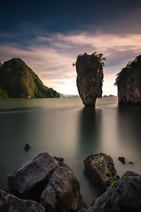 Framed Print : james bond island