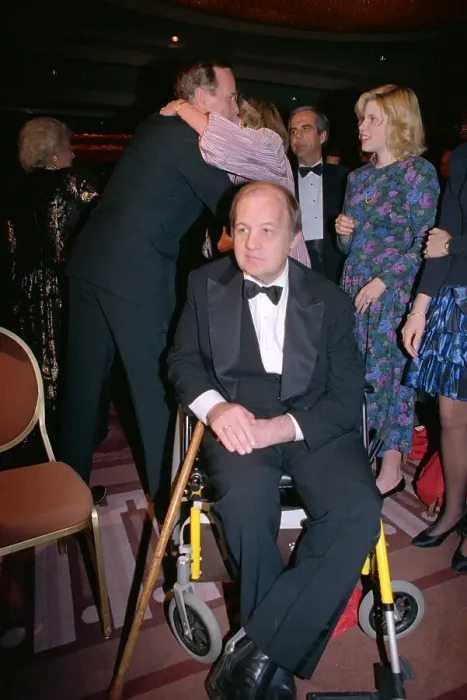 Framed Print : James Brady Sitting in Wheelchair Framed Print : James Brady Sitting in Wheelchair
