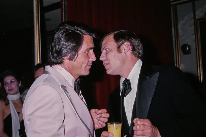 Framed Print : James Brolin & Don Stroud Framed Print : James Brolin & Don Stroud