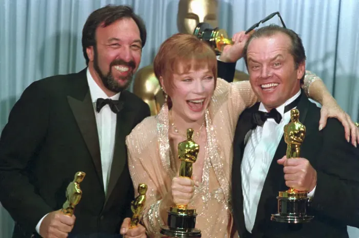 Framed Print : James Brooks, Shirley MacLaine and Jack Nicholson Framed Print : James Brooks, Shirley MacLaine and Jack Nicholson