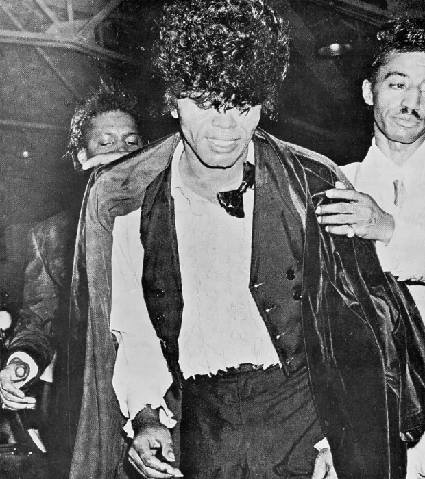 Framed Print : James Brown Backstage Framed Print : James Brown Backstage
