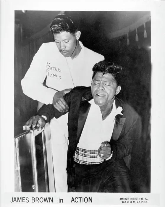 Framed Print : James Brown With Danny Ray Framed Print : James Brown With Danny Ray