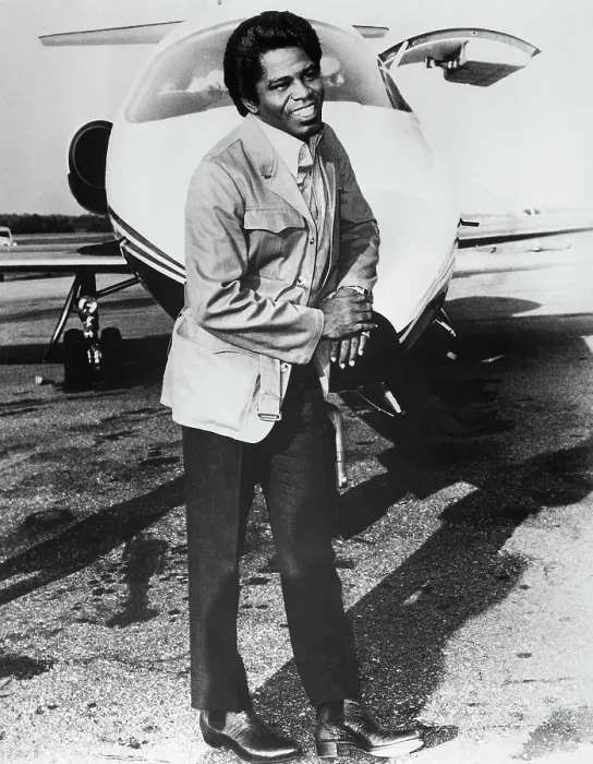 Framed Print : James Brown In Front Of His Private Jet Framed Print : James Brown In Front Of His Private Jet