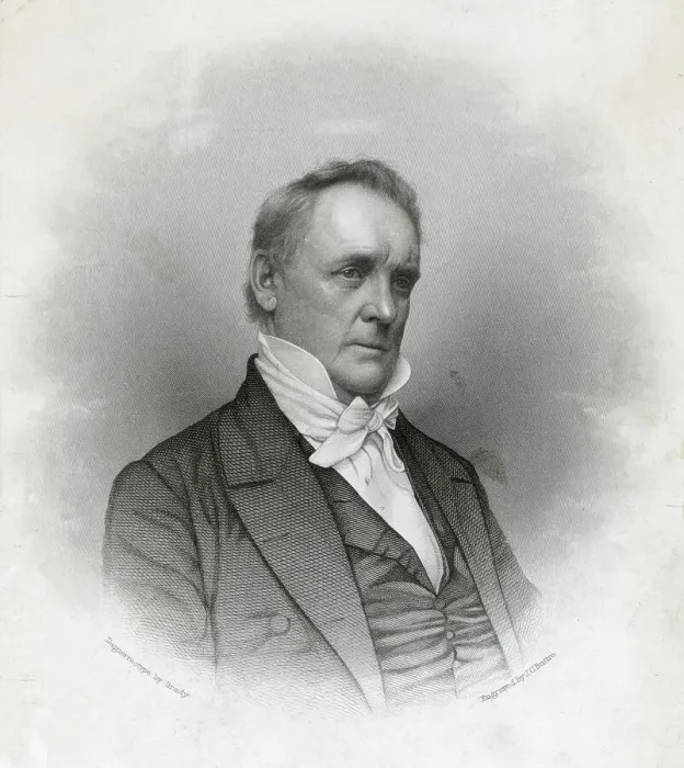 Framed Print : James Buchanan; Headshoulders Shot Framed Print : James Buchanan; Headshoulders Shot