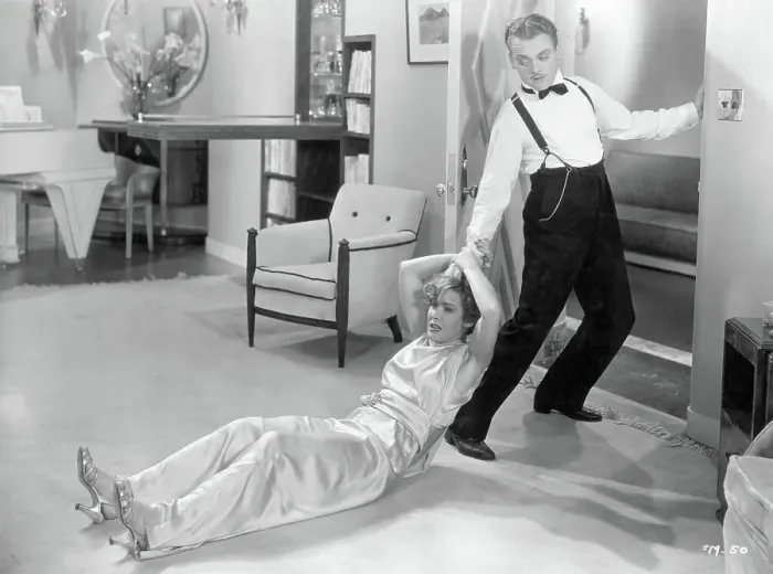 Framed Print : James Cagney Appearing with Mae Clark Framed Print : James Cagney Appearing with Mae Clark