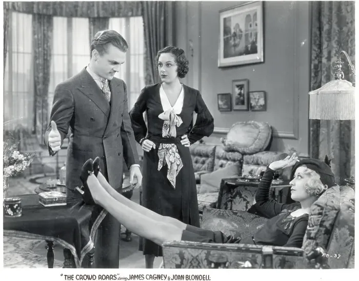 Framed Print : James Cagney in The Crowd Roars Framed Print : James Cagney in The Crowd Roars