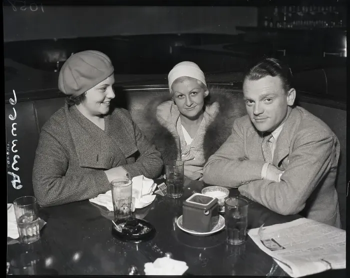 Framed Print : James Cagney And Family At Supper Framed Print : James Cagney And Family At Supper