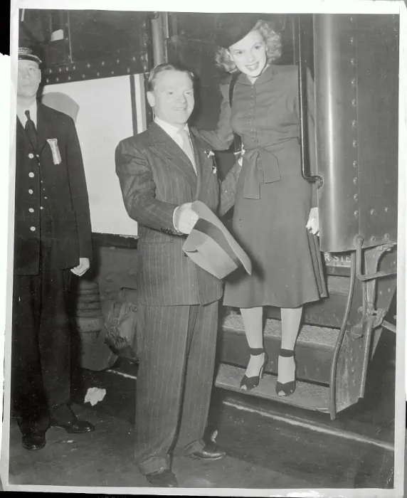 Framed Print : James Cagney Helping Judy Garland Framed Print : James Cagney Helping Judy Garland