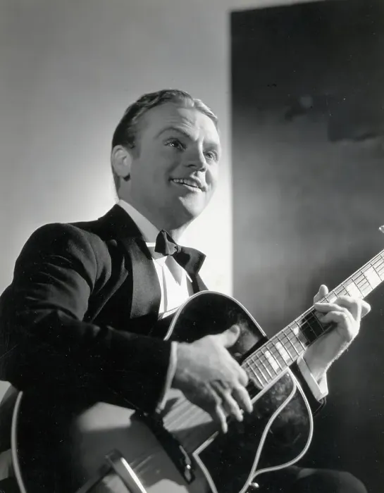 Framed Print : James Cagney Playing the Guitar Framed Print : James Cagney Playing the Guitar