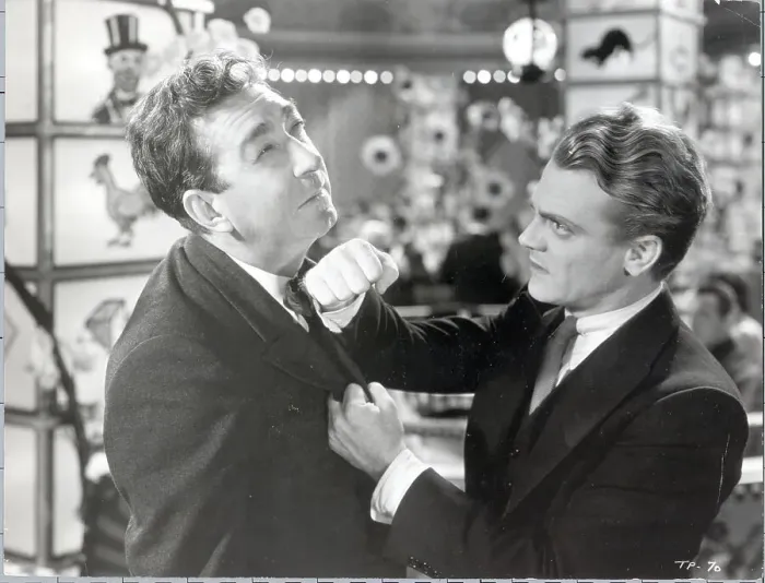 Framed Print : James Cagney Punching A Man In A Movie Framed Print : James Cagney Punching A Man In A Movie