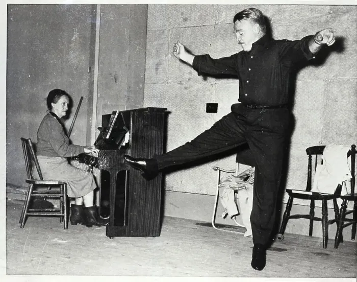 Framed Print : James Cagney Rehearsing a Dance Framed Print : James Cagney Rehearsing a Dance